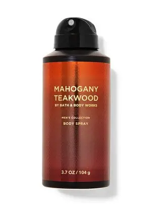 BATH & BODY BODY SPRAY MAHOGANY TEAKWOOD 104G