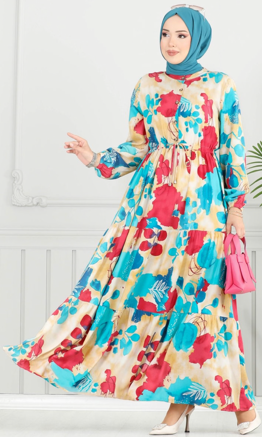 فستان مورَّد للمحجبات