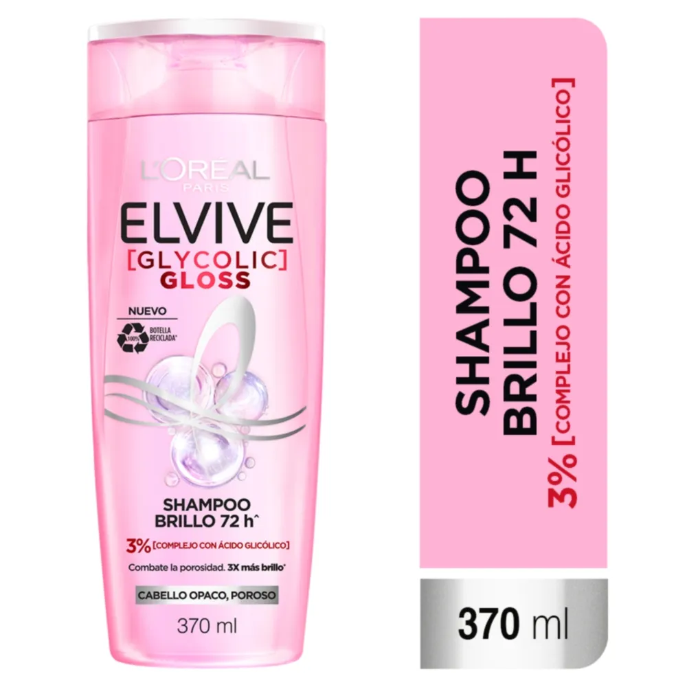 ELVIVE SHAMPOO GLYCOLIC 370ML