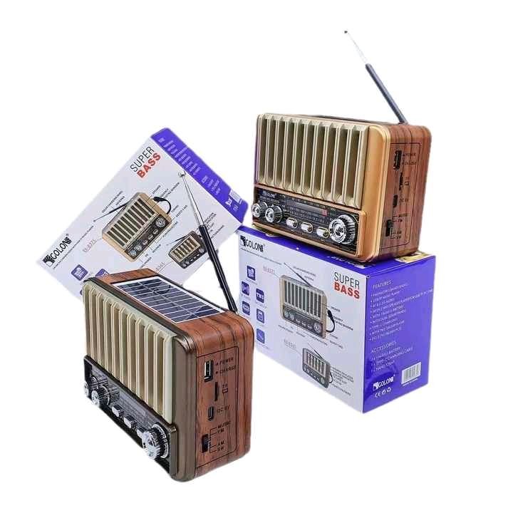 سبيكرلاسلكي بشكل راديو قديم