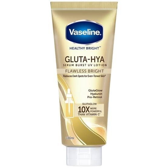 VASELINE SERUM LOTION GLUTA-HYA FLAWLESS BRIGHT VIT C 300ML