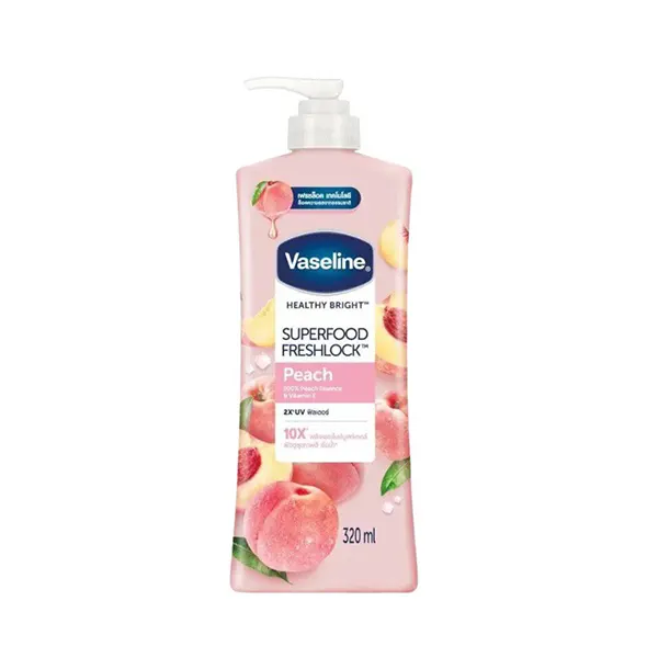VASELINE LOTION PEACH 320ML