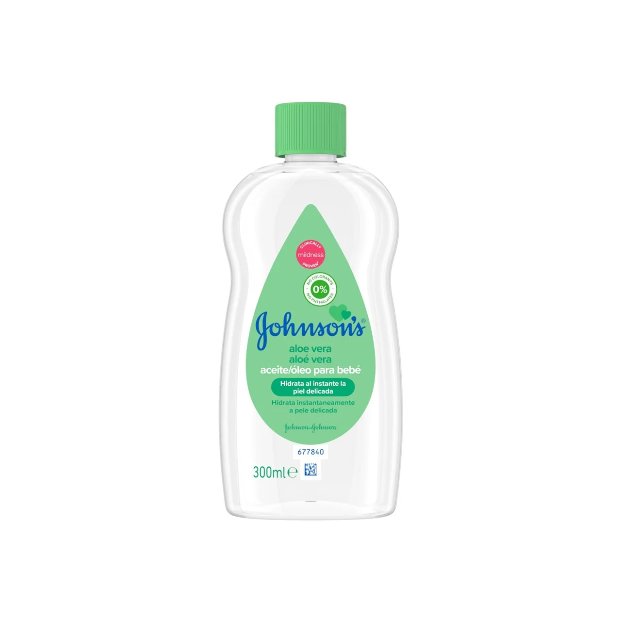JOHNSONS BABY OIL ALOE VERA 300ML