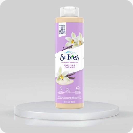 ST.IVES BODY WASH VANILLA & OAT MILK 650ML