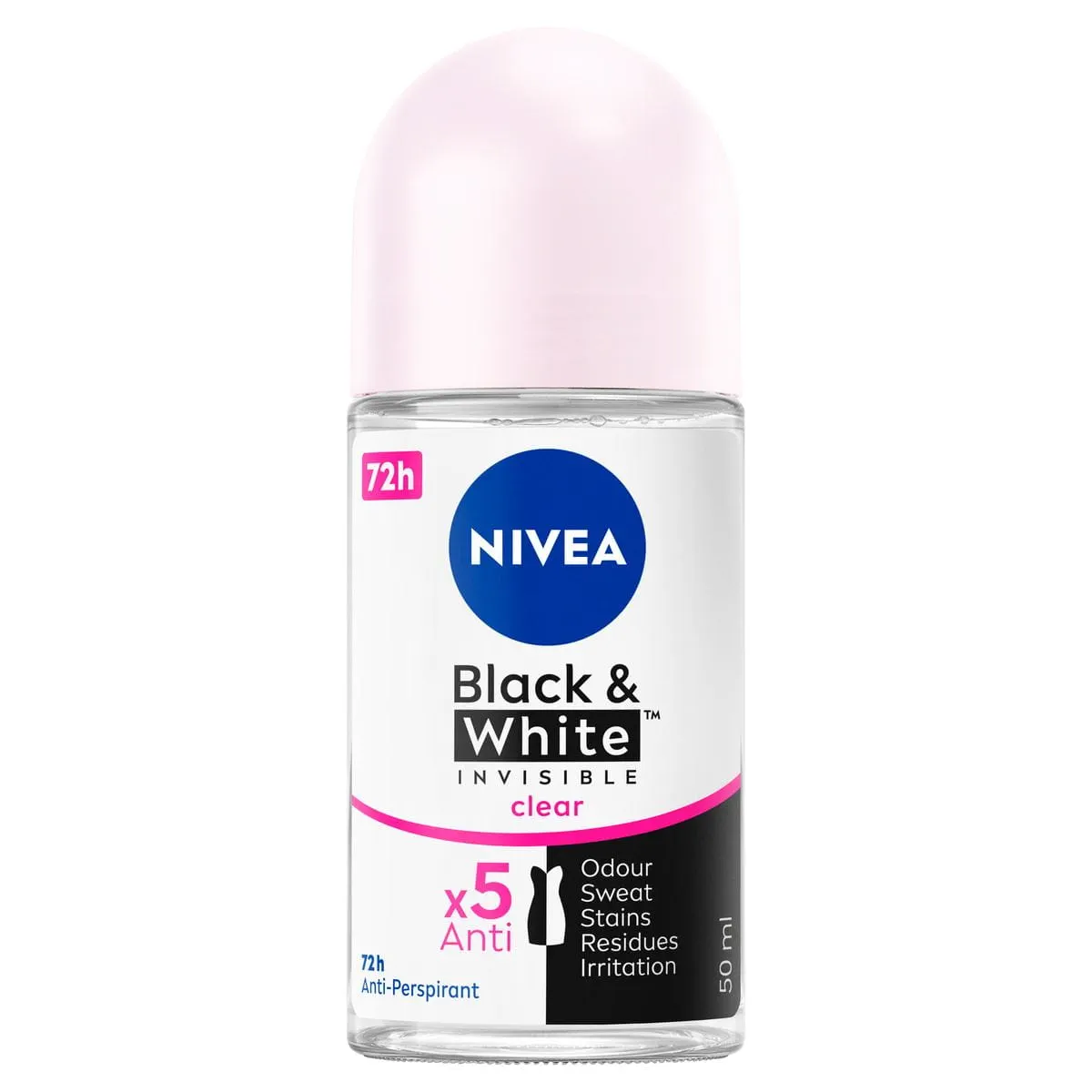 NIVEA BLACK & WHITE CLEAR 50ML
