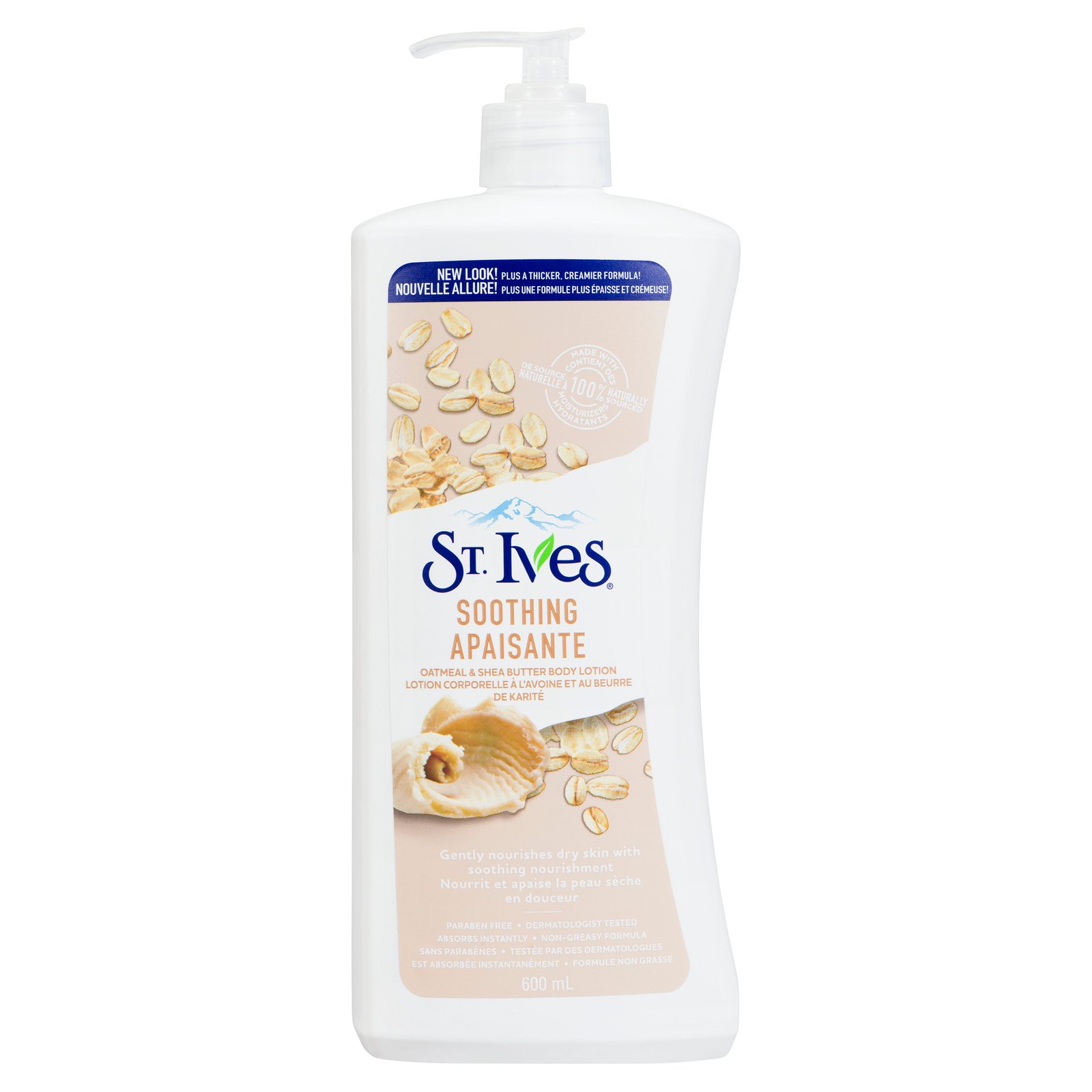 ST.IVES LOTION SOOTHING APAISANTE 600ML