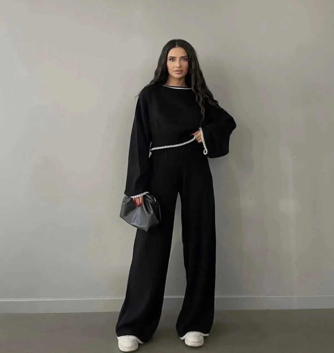 بيجاما نسائية تريكو للخروج من المنزل